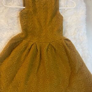 Charming Mustard XS Babydoll Dress